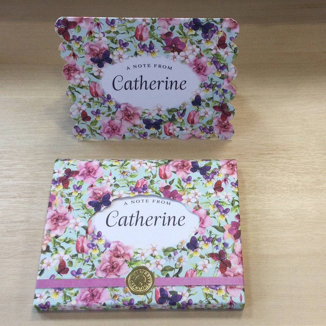 A Note From Catherine- 8 notelets