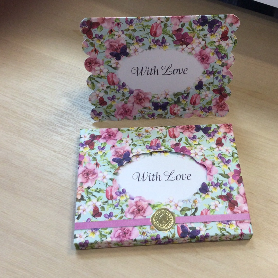 Scrapbook Notelets With love -8 notelets – Nickery Nook
