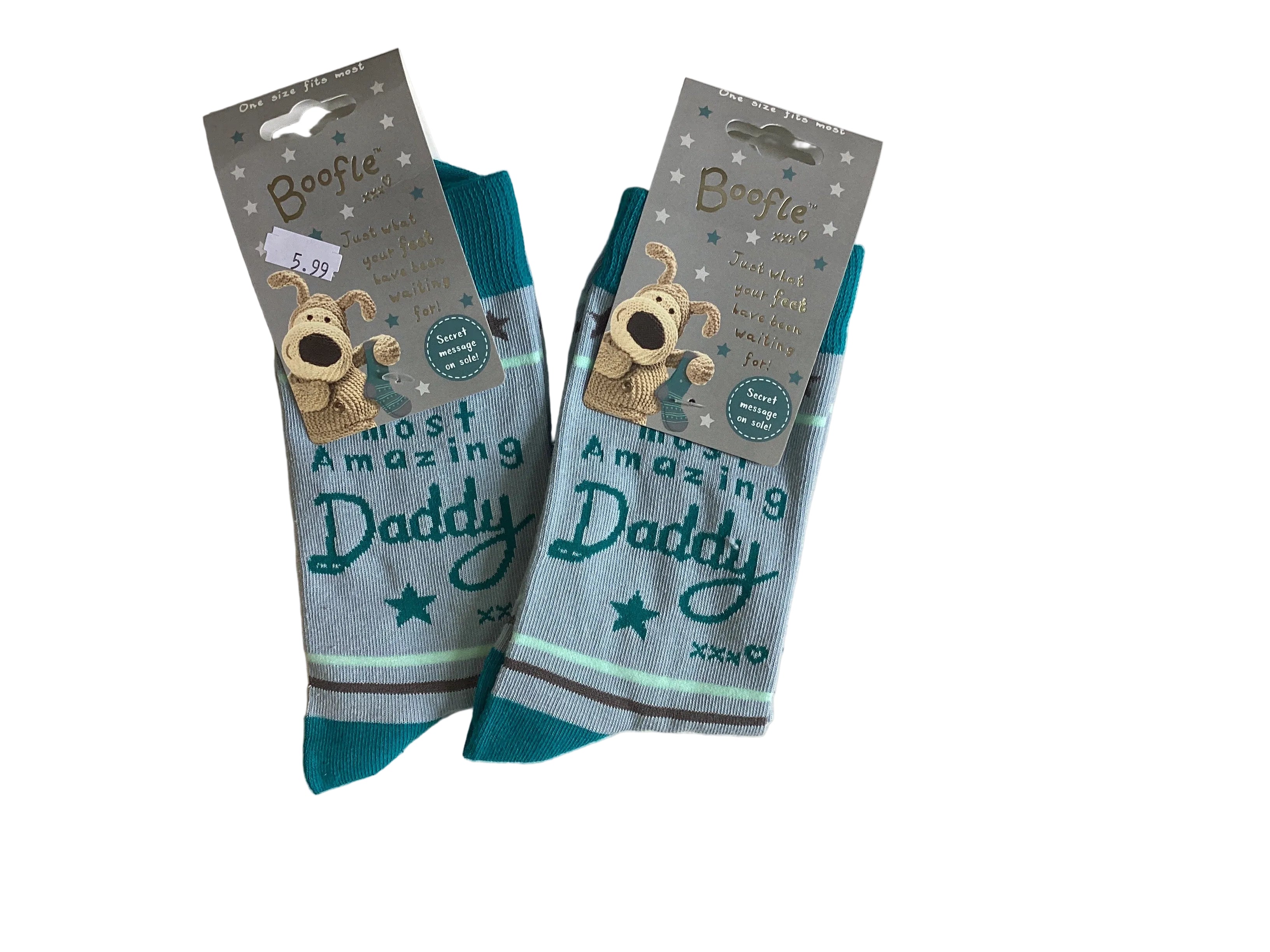 Boofle Best Daddy socks