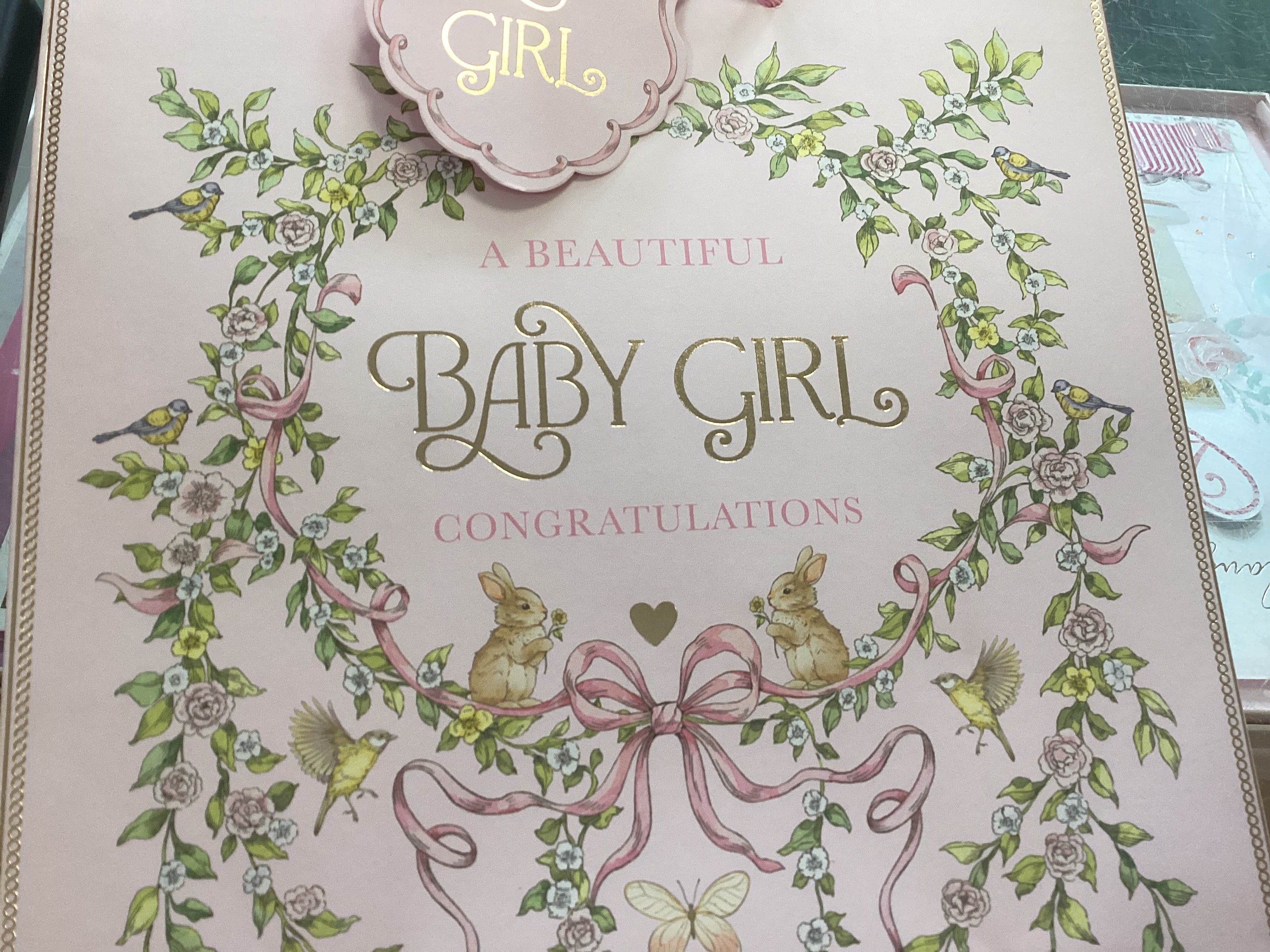 Baby Girl - Medium - Gift Bag