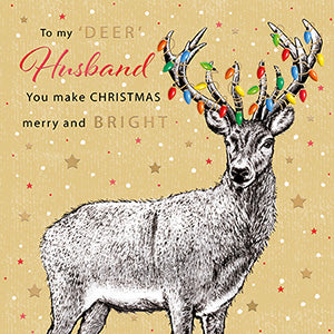 Deer Husband - Christmas card