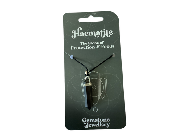 Haematite  Pendant - Gemstone jewellery