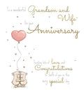 Grandson and Wife Anniversary card