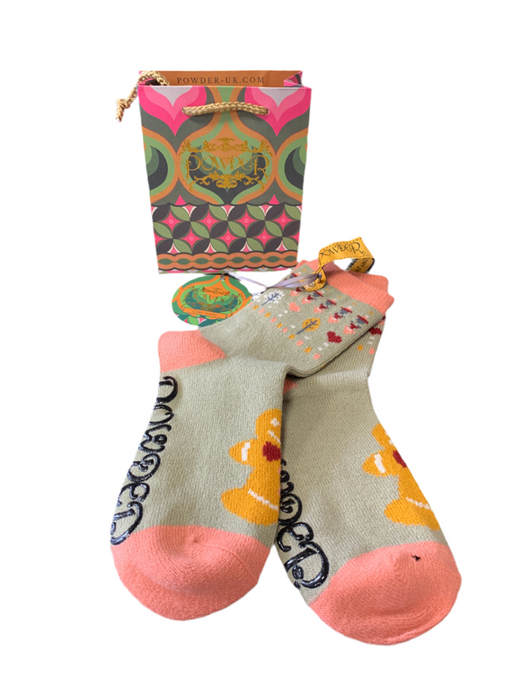 Powder ladies socks - gingerbread