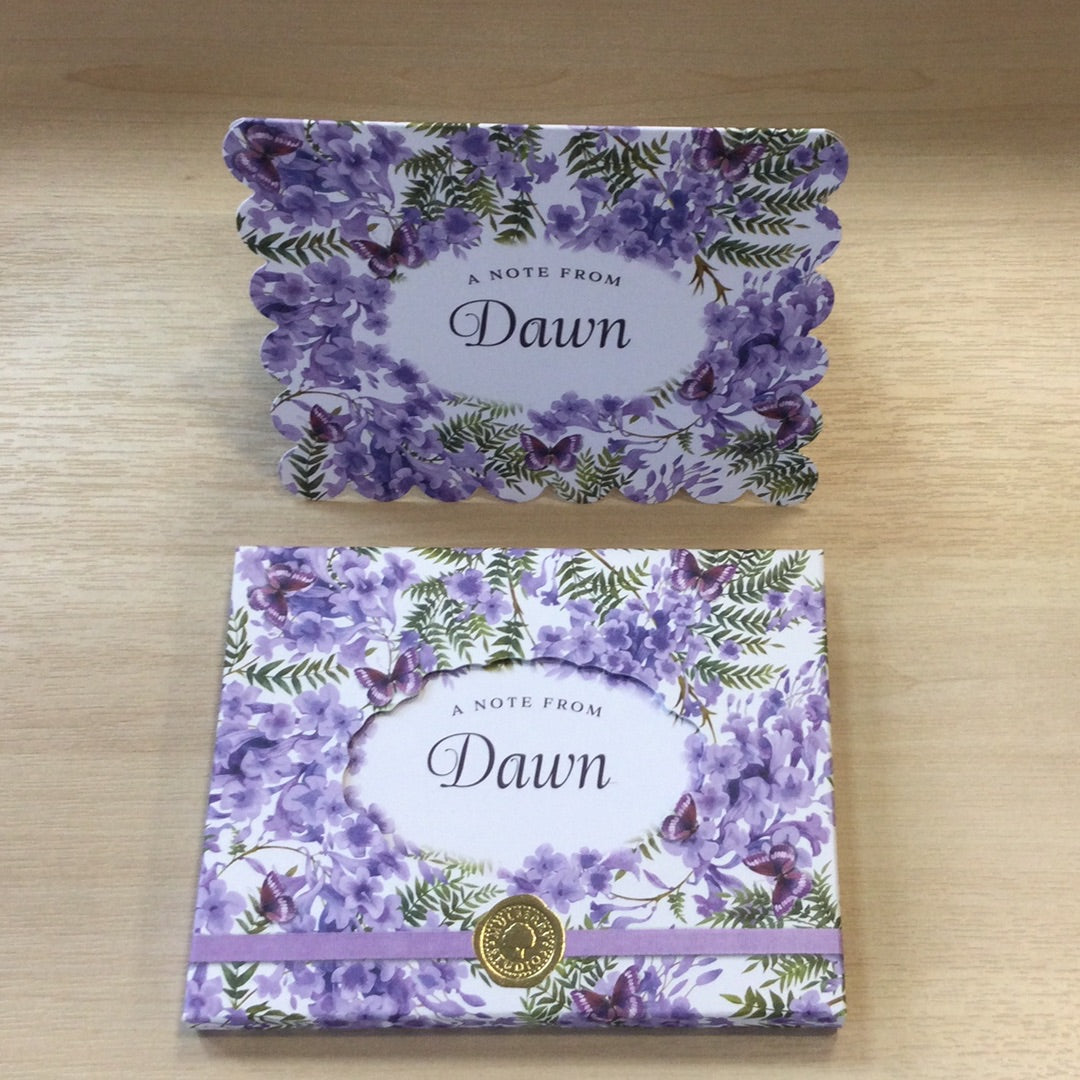 A Note from Dawn - 8 notelets