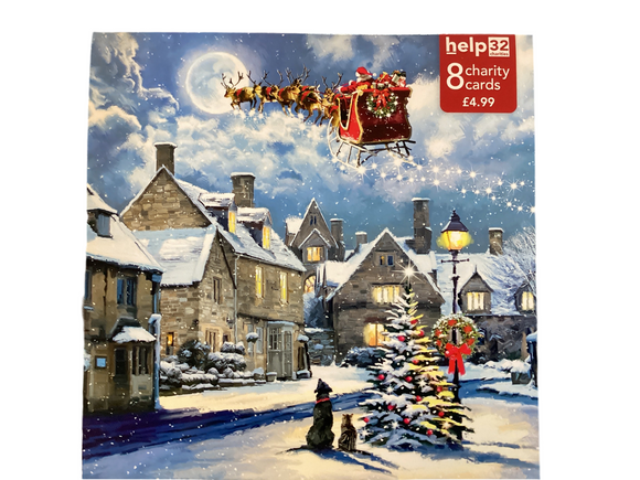 Waiting for Santa Claus - Pack of 8 Charity Christmas cards