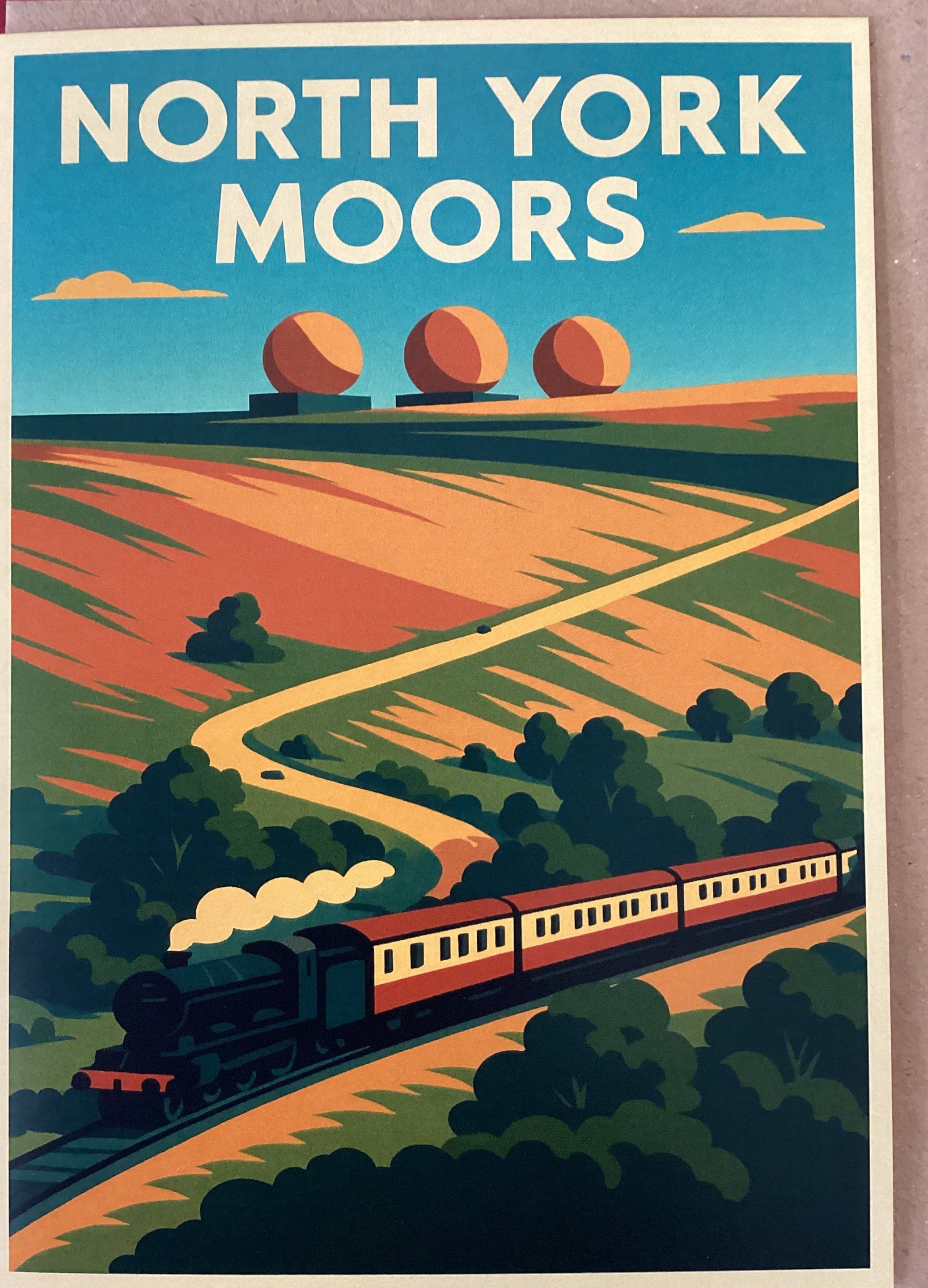 North York Moors.   Cowshed cards
