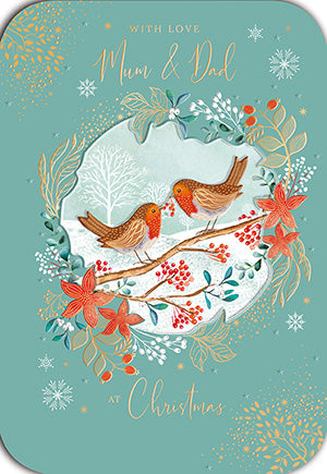 Mum and Dad Christmas card