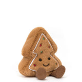 New for Christmas 2024, Jellycat's Amuseable Tree cookie is baked to perfection, with soft golden fur and chocolate cord boots. With cream embroidered piping and tiny stitch baubles in red and green, this cookie stays fresh, year after year.