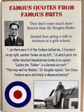 Famous quotes…. Cowshed - Blank Card