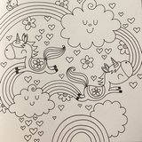 Rachel Ellen Unicorns & Rainbows Colouring Book