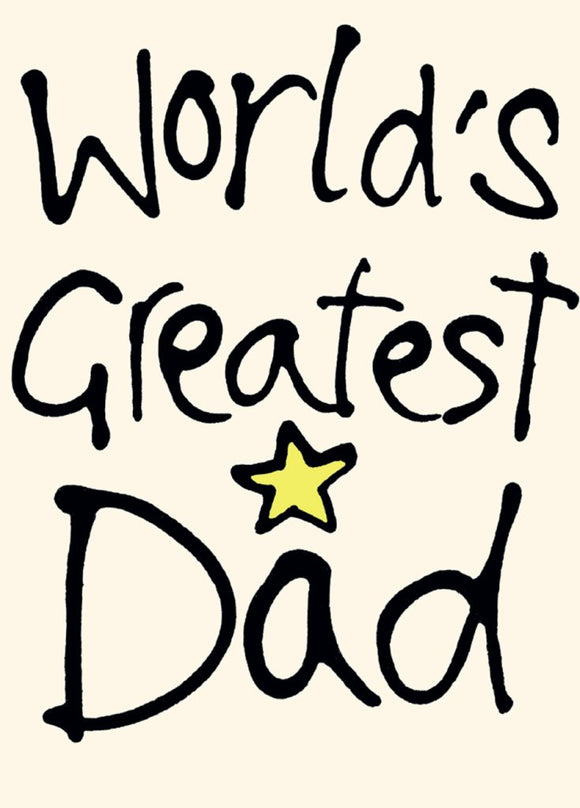 World Greatest Dad - Father's Day card