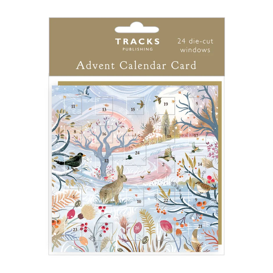 Snowy Woodland - Advent calendar card