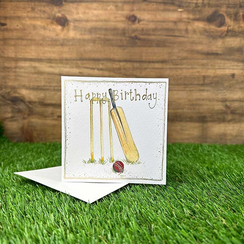 Alex Clark Stumps - Birthday Card