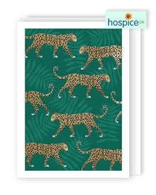 Leopards - Hospice uk blank card