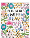 Beautiful Wife - Birthday card