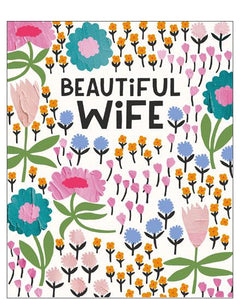 Beautiful Wife - Birthday card