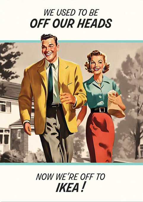 Off to IKEA - Birthday card