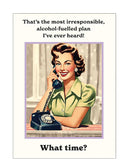 What Time? - Birthday card