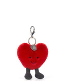 Amusables Heart bag charm - Jellycat London