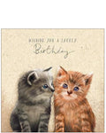 Two Kittens - Birthday Card