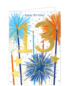 Happy 13th Birthday card