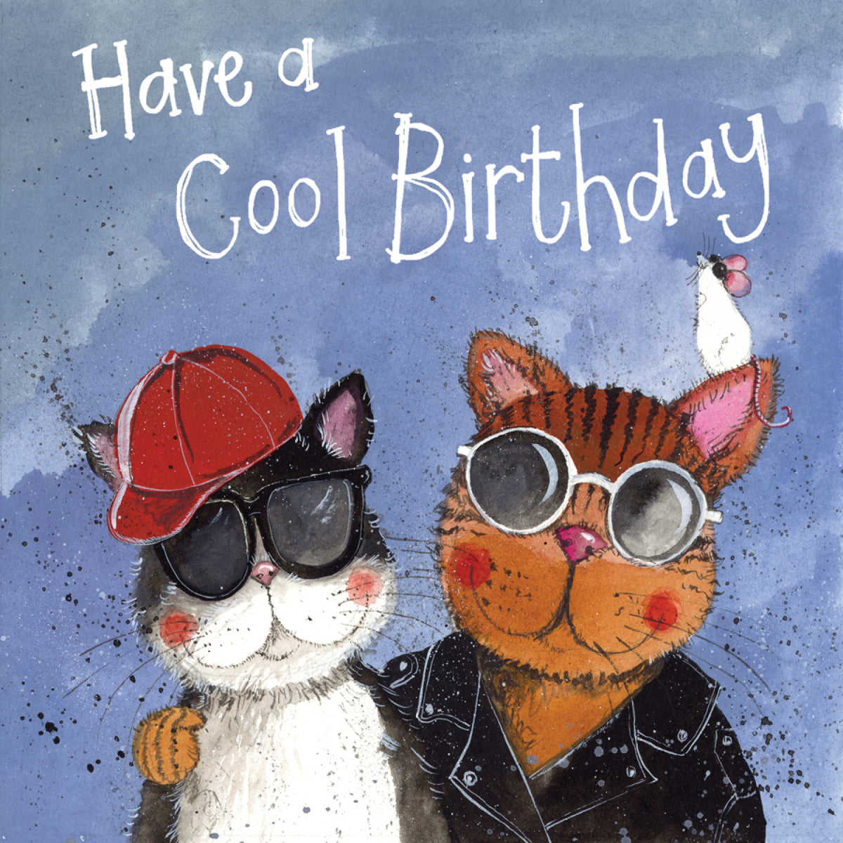 Alex Clark Cool Cats - Birthday Card