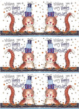 Ginger cat - Alex Clark gift wrap with tags