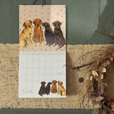 Alex Clark's Delightful Dogs 2026 Calendar – Month-to-View Wall Planner with UK Holidays