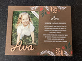 Ava - Personalised Kids  Picture Frame