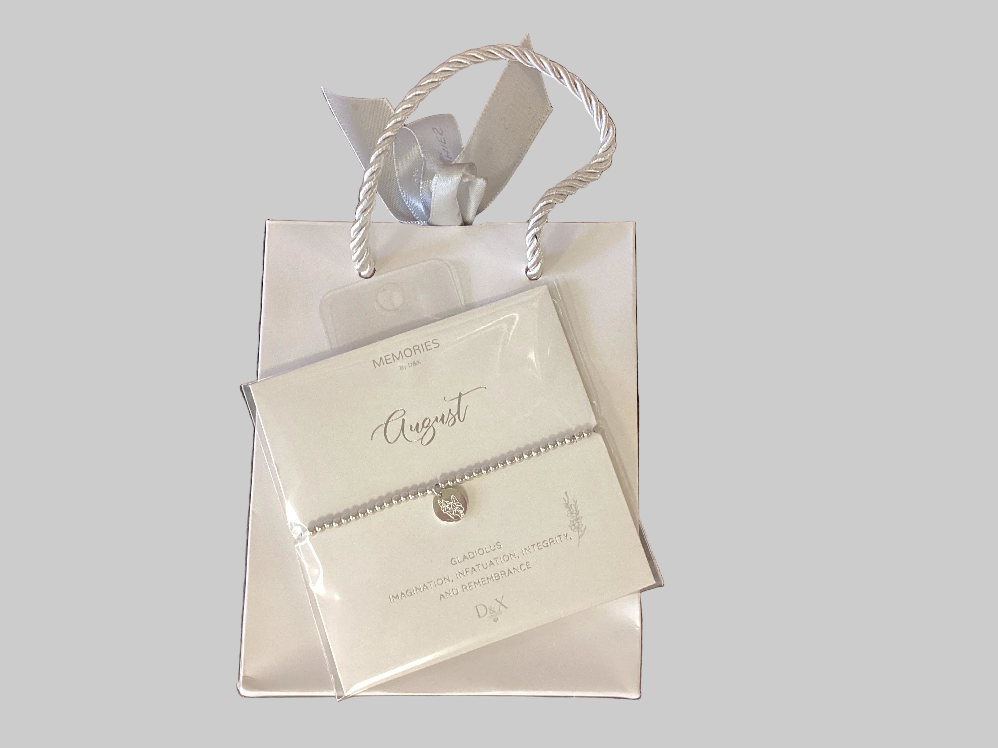 August - memories bracelet