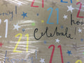 Flat wrap Celebrate 21 - Wrapping Paper