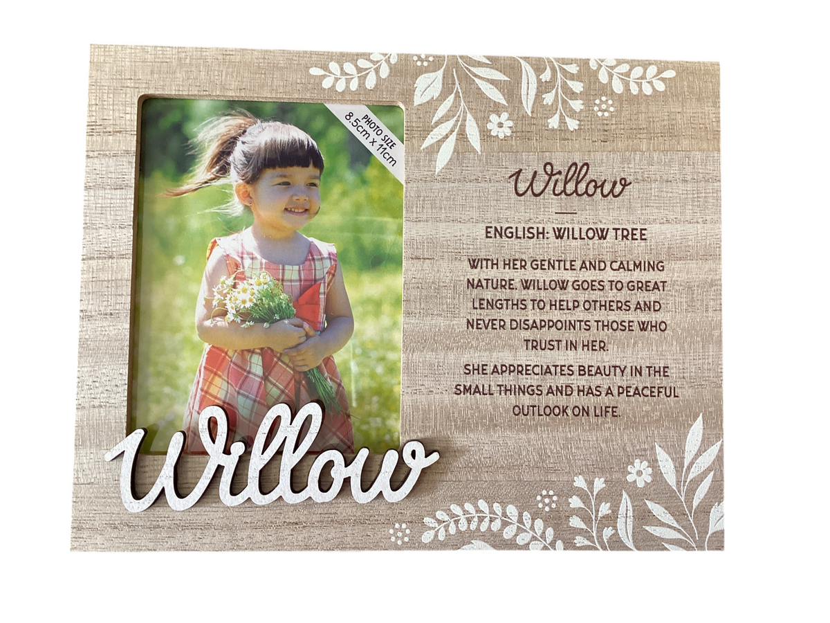 Willlow - Personalised Kids Picture Frame