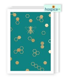 Bee - Hospice UK blank card