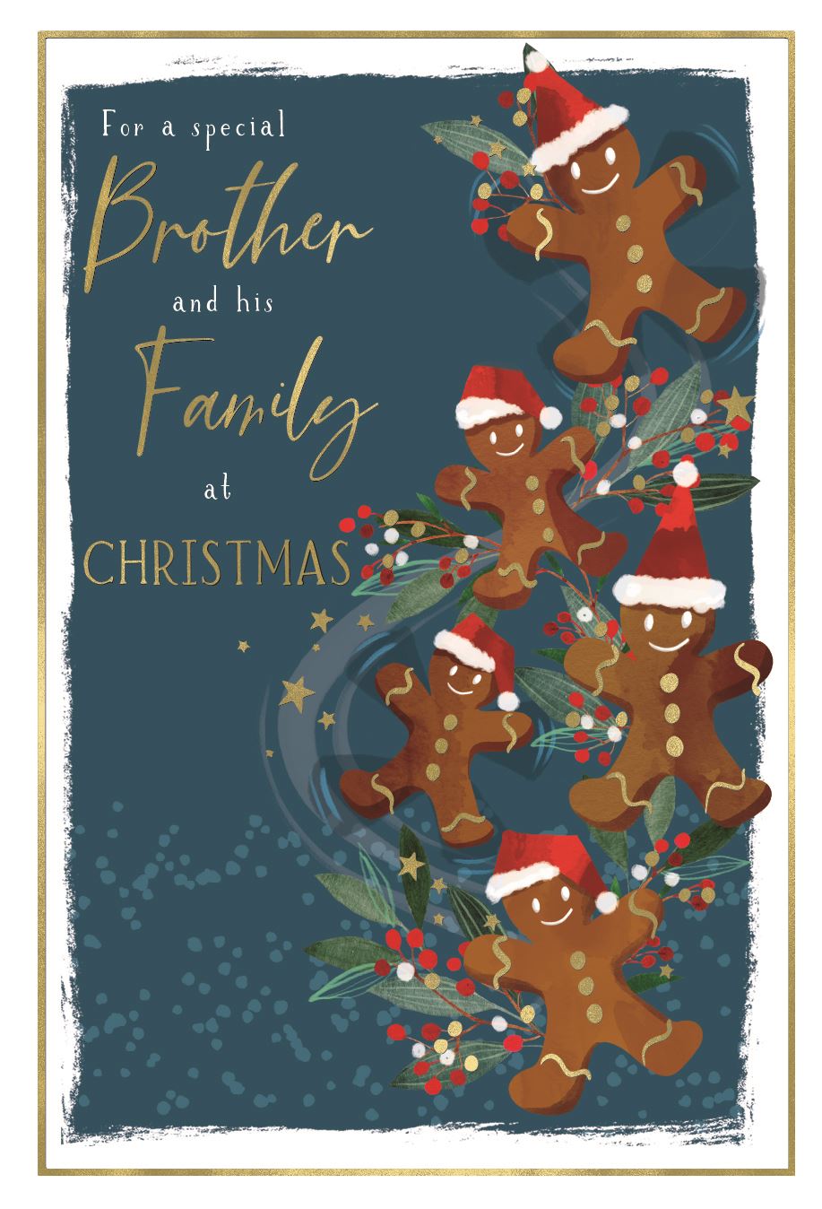 Brother & Family- Christmas card