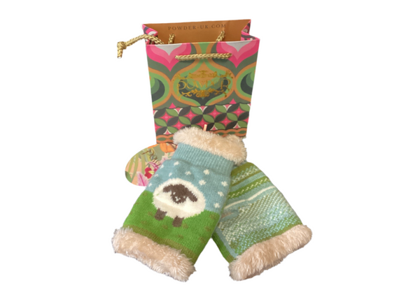 Ladies Wrist warmers, sheep