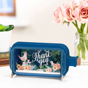 Thank you - 3d pop up card