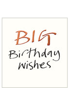 Big Birthday Wishes - Birthday card