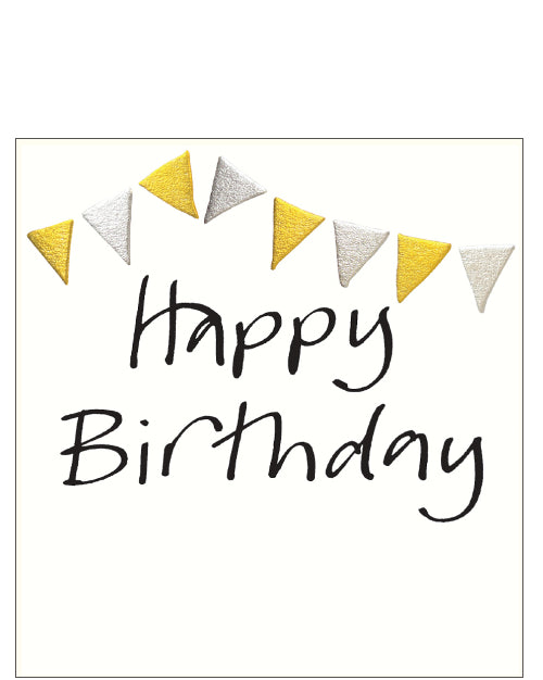 Bunting - Birthday card