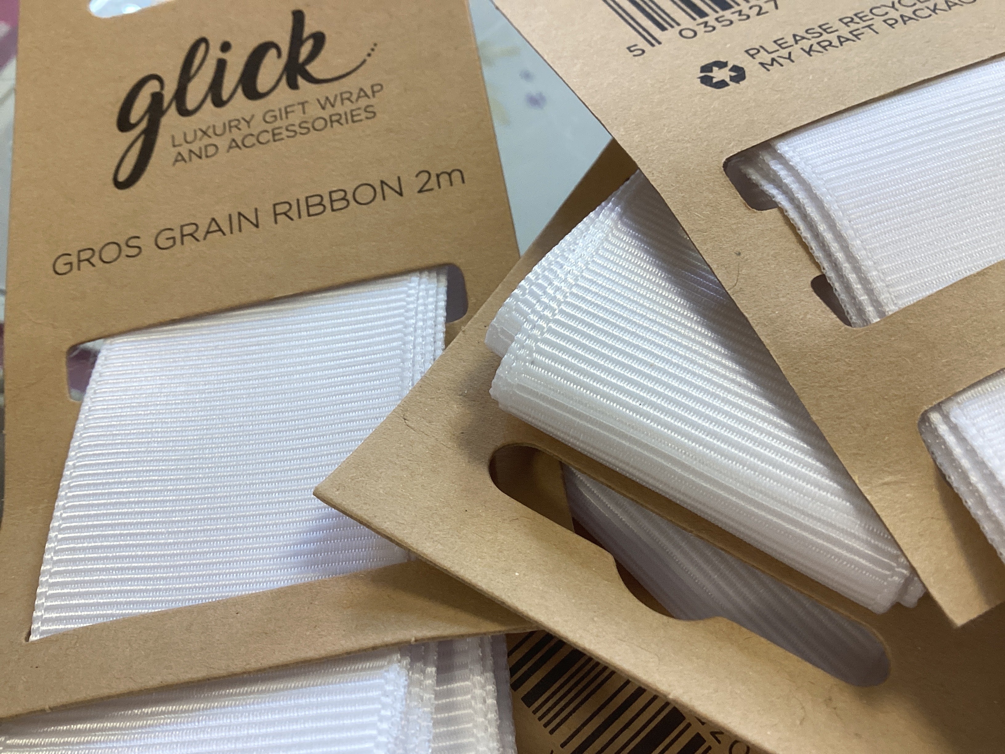 White - 2m - Grain Ribbon