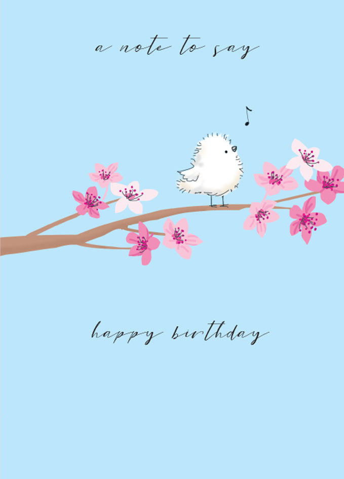 A note to say - Birthday card