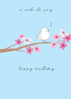 A note to say - Birthday card