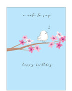 A note to say - Birthday card