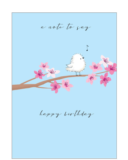 A note to say - Birthday card
