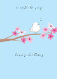 A note to say - Birthday card
