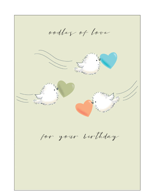 Oodles of love on your Birthday card