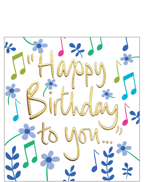 Birthday Song - Birthday card