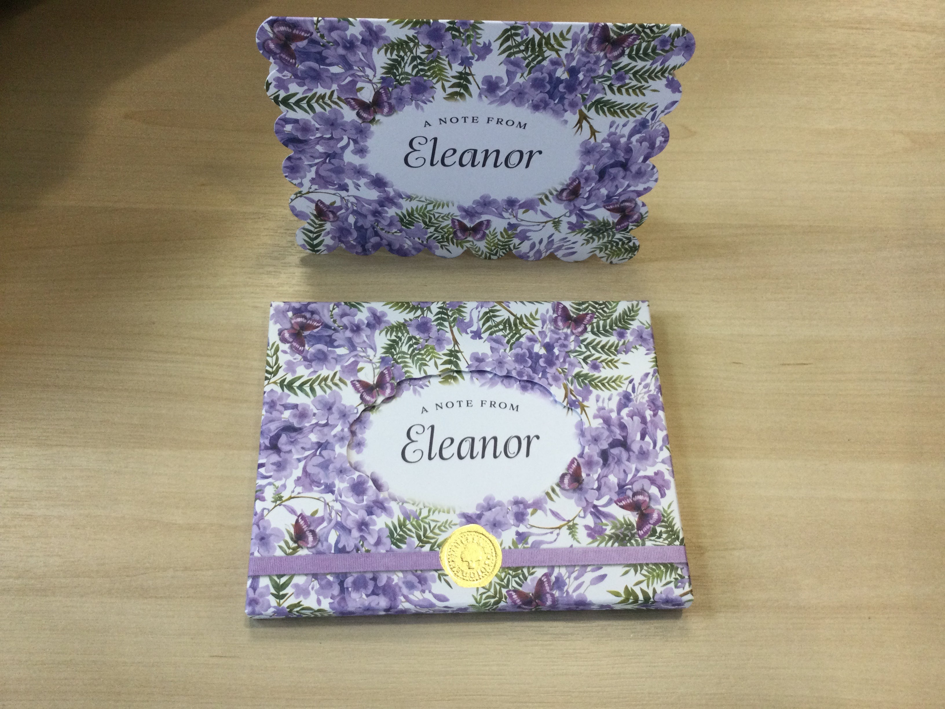 A Note from Eleanor- 8 notelets