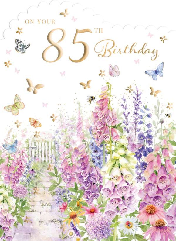On your  85th -  birthday card