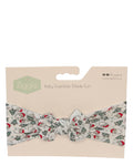White Santa Christmas Turban Headband - Ziggle Baby